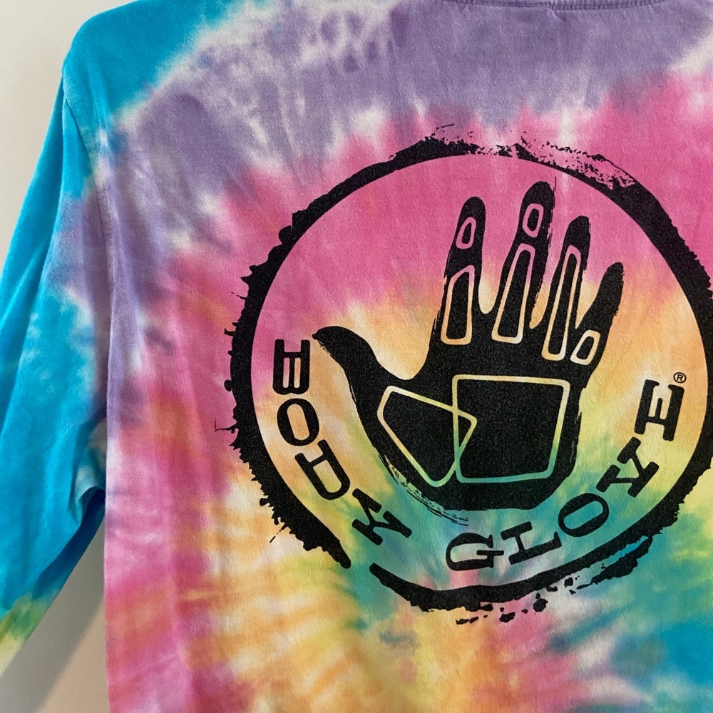 Small Men Tie Dye Long Sleeve T Shirt